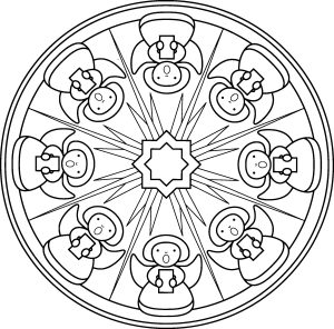 Mandala «ángeles»