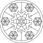 Mandala "Copo de nieve" - Vector descarganle para corte CNC y grabado laser gratis | Stanser