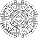 Mandala "Picos" - Vector descarganle para corte CNC y grabado laser gratis | Stanser