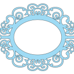 Te compartimos un vector descargable para reproducir un marco ovalado. Utiliza tu máquina de corte CNC para la realización de este proyecto.