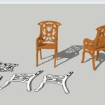 Silla de comedor - Vector descarganle para corte CNC y grabado laser gratis | Stanser