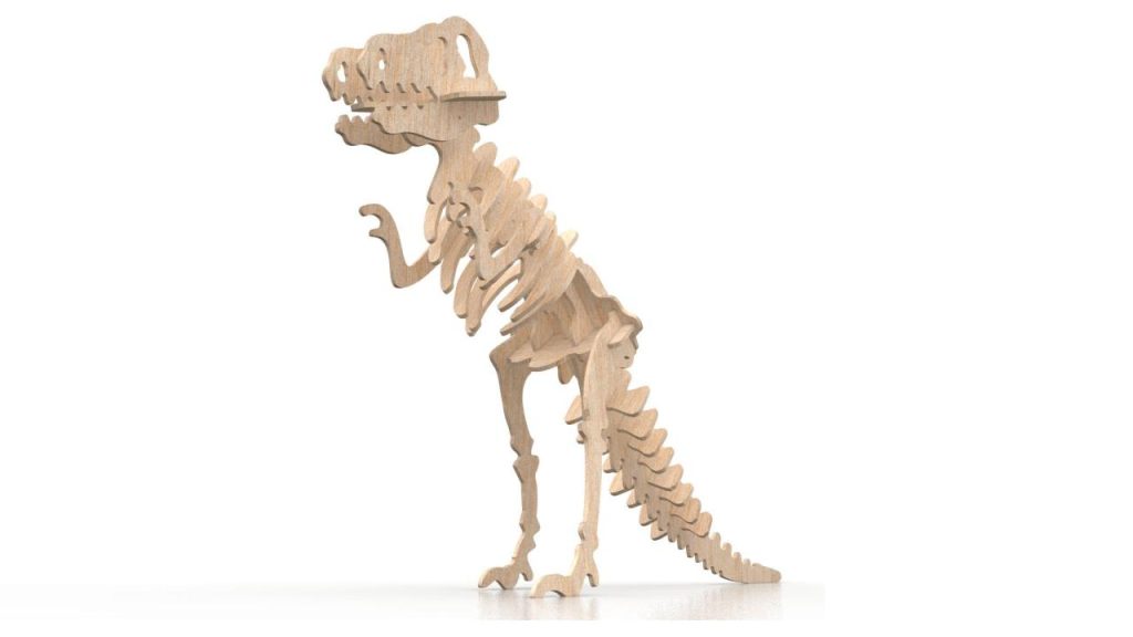 T-Rex 3D — vector para corte CNC