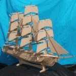 vector descargable para reproducir un barco vikingo a escala. Utiliza tu máquina de corte CNC para la realización de este proyecto.