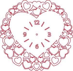 Reloj «Corazones»