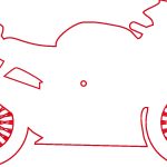Reloj "Moto" - Vector SVG DXF para Laser CO2 - Descargable gratis | Stanser