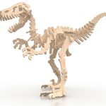 Velociraptor 3mm - Vector descarganle para corte CNC y grabado laser gratis | Stanser