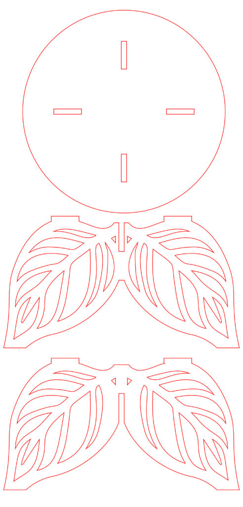Base para maceta #11 — vector para corte CNC