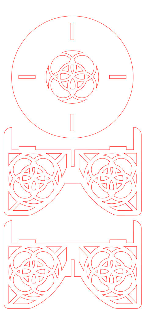 Base para maceta #14 — vector para corte CNC