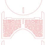 Base para maceta #4 - Vector SVG DXF para CNC Router y Laser CO2 - Descargable gratis | Stanser