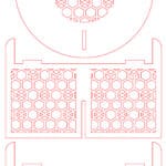Base para maceta #7 - Vector SVG DXF para CNC Router y Laser CO2 - Descargable gratis | Stanser
