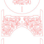 Base para maceta #9 - Vector SVG DXF para CNC Router y Laser CO2 - Descargable gratis | Stanser