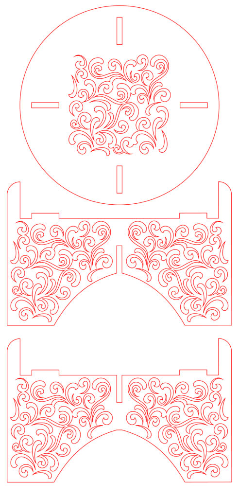 Base para maceta #9 — vector para corte CNC