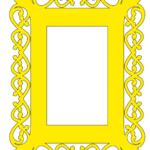 Te compartimos un vector descargable para reproducir una marco rectangular. Utiliza tu máquina de corte CNC para la realización de este proyecto.