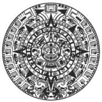 Calendario Azteca - Vector SVG DXF para CNC Router y Laser CO2 - Descargable gratis | Stanser