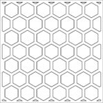 Celosía de panal - Vector SVG DXF para CNC Router y Laser CO2 - Descargable gratis | Stanser
