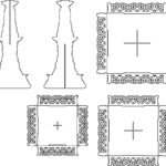 Torre de 3 bandejas - Vector SVG DXF para CNC Router y Laser CO2 - Descargable gratis | Stanser
