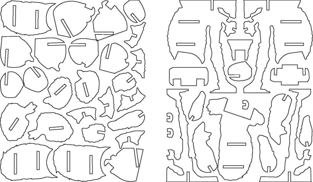 Koala armable — vector para corte CNC