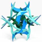 vector descargable para reproducir una estrella de mar en 3D Utiliza tu máquina de corte CNC para la realización de este proyecto.