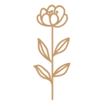 Flor 33 - Vector descarganle para corte CNC y grabado laser gratis | Stanser