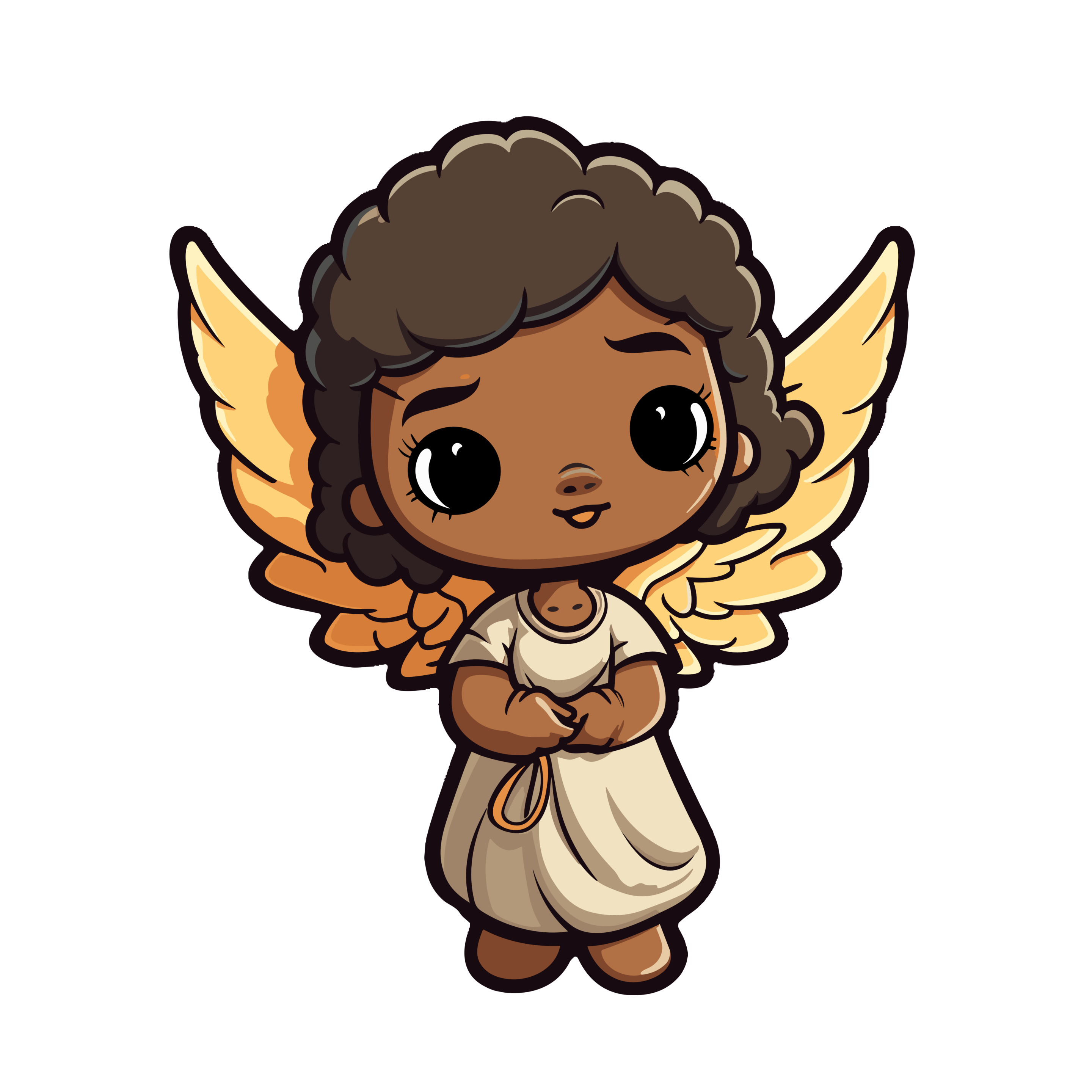 vector descargable para reproducir la imagen de una niña ángel 3. Utiliza tu máquina de corte CNC para la realización de este proyecto.