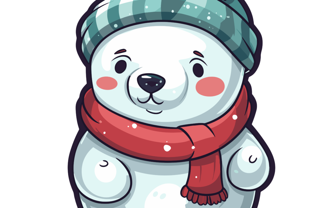 Oso blanco de navidad 1