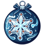vector descargable para reproducir la imagen de una Esfera de navidad azul 2. Utiliza tu máquina de corte CNC para la realización de este proyecto.