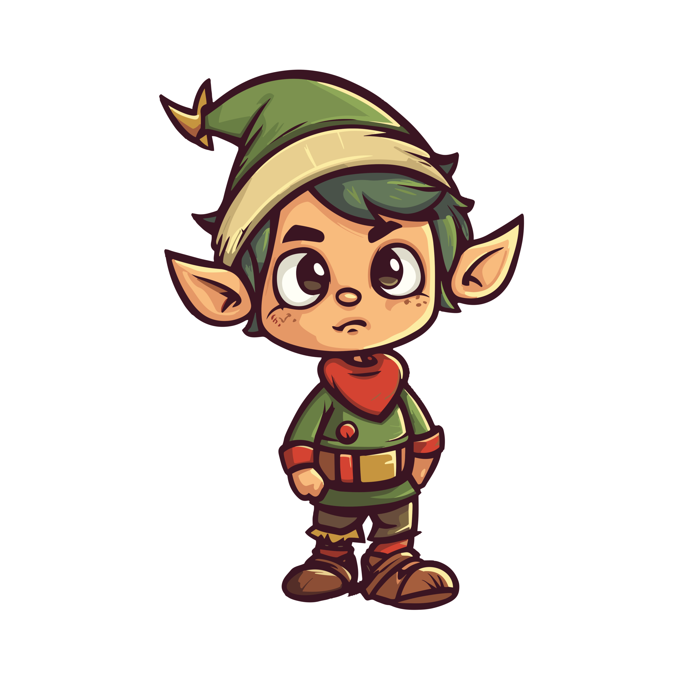 vector descargable para reproducir la imagen de un Duende de navidad 3. Utiliza tu máquina de corte CNC para la realización de este proyecto.