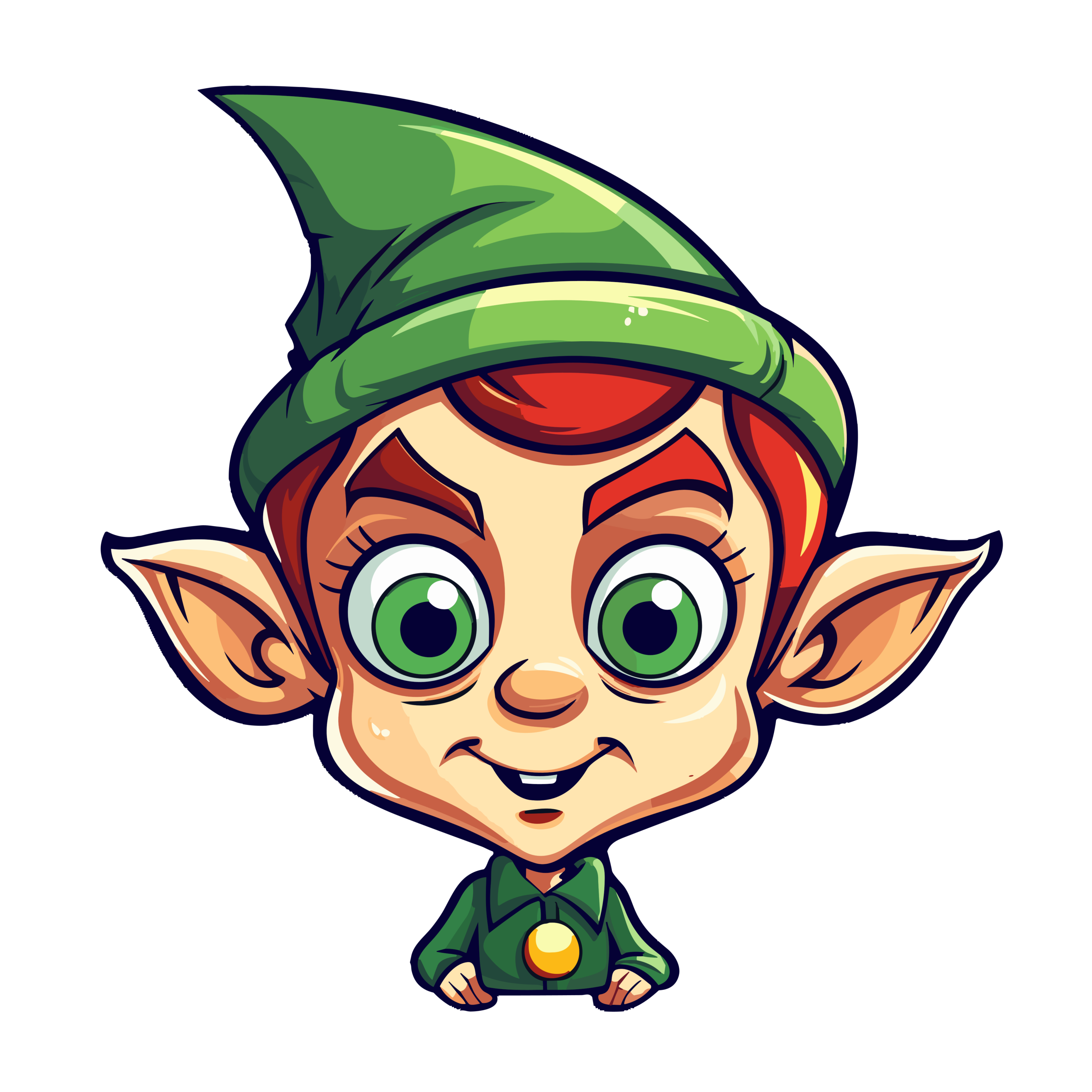 vector descargable para reproducir la imagen de un Duende de navidad 6. Utiliza tu máquina de corte CNC para la realización de este proyecto.