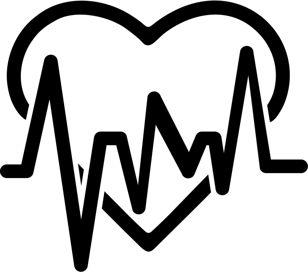 Latido del corazón 2 — vector para corte CNC