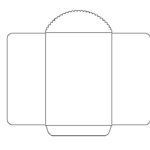 Sobre de bolsa 1 - Vector descarganle para corte CNC y grabado laser gratis | Stanser
