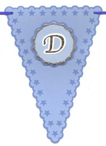 Banderín letra D