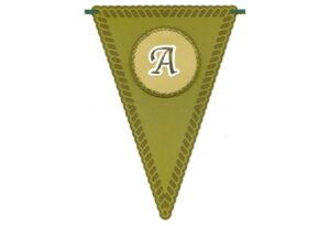 Bandería letra A