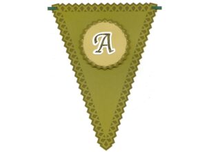 Banderín letra A