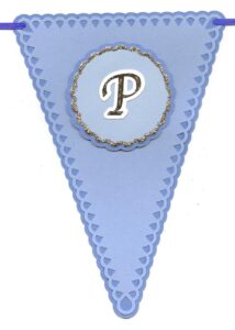 Banderín letra P