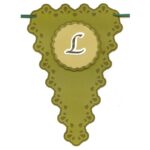 Banderín letra L - Vector SVG DXF para CNC Router y Laser CO2 - Descargable gratis | Stanser
