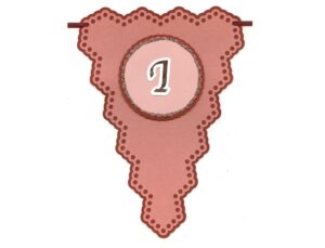 Banderín letra I
