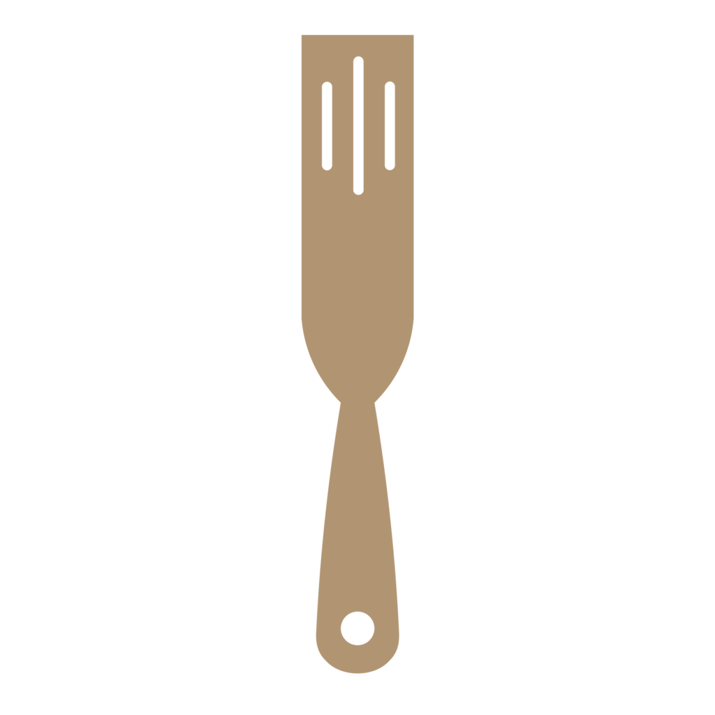 Utensilio de cocina «Pala larga» — vector para corte CNC