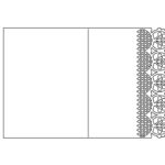 Tarjeta de borde calado 1 - Vector descarganle para corte CNC y grabado laser gratis | Stanser