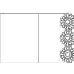 Tarjeta de borde calado 16 - Vector descarganle para corte CNC y grabado laser gratis | Stanser