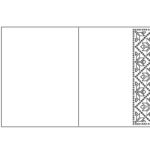 Tarjeta de borde calado 18 - Vector descarganle para corte CNC y grabado laser gratis | Stanser