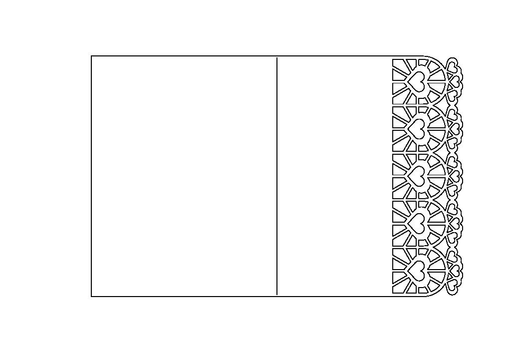 Tarjeta de borde calado 2