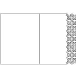 Tarjeta de borde calado 20 - Vector descarganle para corte CNC y grabado laser gratis | Stanser