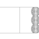 Tarjeta de borde calado 21 - Vector descarganle para corte CNC y grabado laser gratis | Stanser