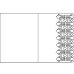 Tarjeta de borde calado 23 - Vector descarganle para corte CNC y grabado laser gratis | Stanser