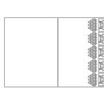 Tarjeta de borde calado 3 - Vector descarganle para corte CNC y grabado laser gratis | Stanser