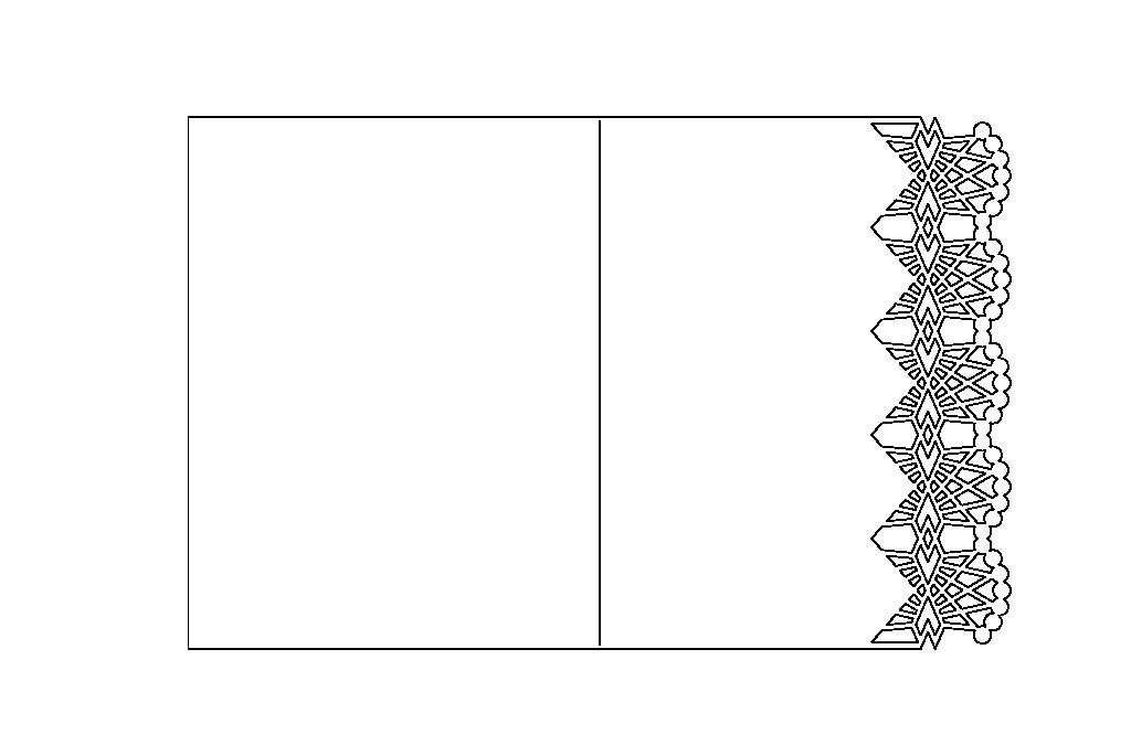 Tarjeta de borde calado 4