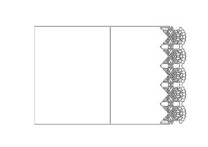 Tarjeta de borde calado 4