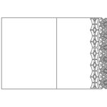 Tarjeta de borde calado 6 - Vector descarganle para corte CNC y grabado laser gratis | Stanser