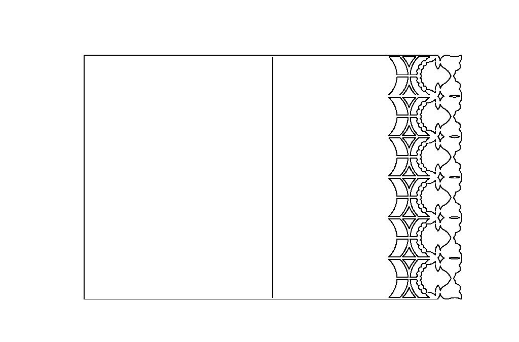Tarjeta de borde calado 7