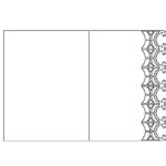 Tarjeta de borde calado 7 - Vector descarganle para corte CNC y grabado laser gratis | Stanser